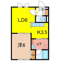 Relache3-1の物件間取画像